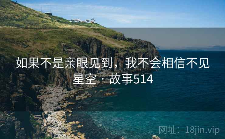 如果不是亲眼见到,我不会相信不见星空 · 故事514